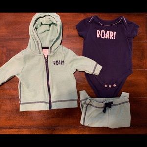 Gymboree Roar Sweatsuit
